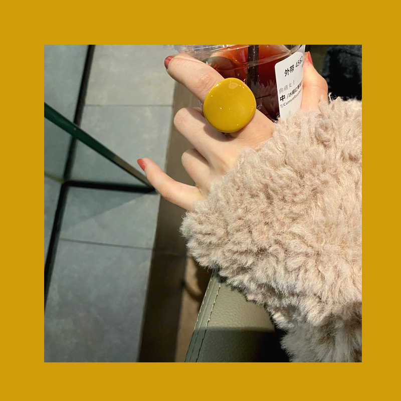 7g Weight Rings Classification One Size Ring Size 1 Piece Quantity Daily Occasion Acrylic Material Arc Pattern All Seasons Season Women's Gender Modern Style Style 1 Piece Modern Style Arc Acrylic Women's Rings 16