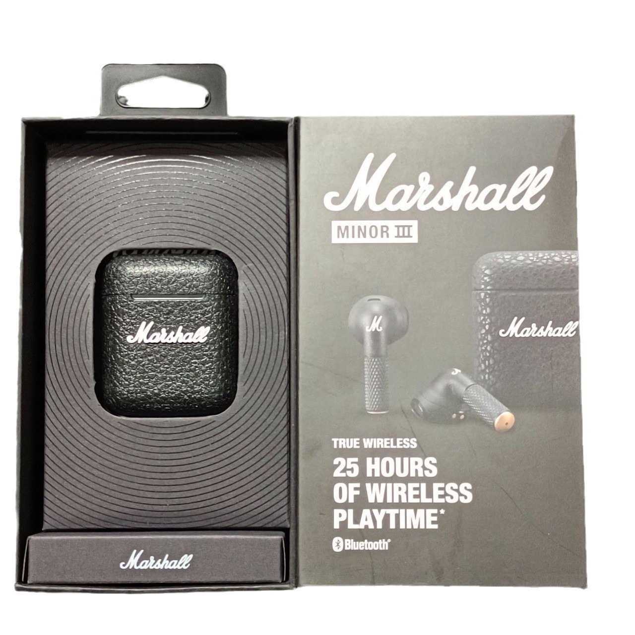 Wireless earbuds (Marshal) M3, ANC noise reduction, Bluetooth, charging case