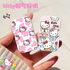 【一件代發】hellokitty充氣打火機可愛卡通粉色火焰創意防風女送