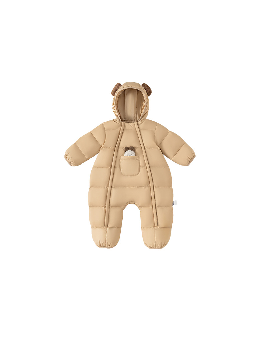 Yubao ropa infantil, jaqueta de plumón para bebés, niño, jaqueta de invierno, ropa de escalada, ropa de abrigo blanco y grueso