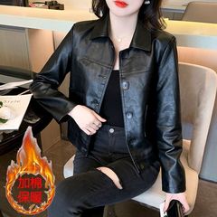 2025新款春秋小皮衣莫妮卡皮衣外套女皮夹克机车百搭8801