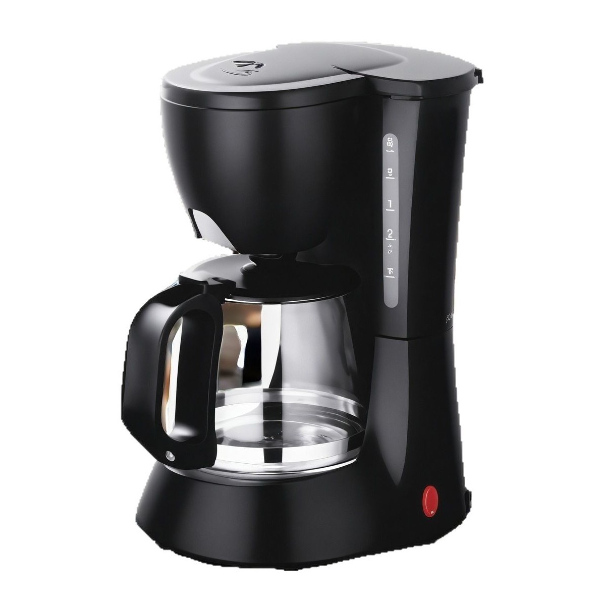 Máquina de café de 600ml goteo mini cafetera de goteo americana oficina doméstica doble uso de una operación de botón para hervir
