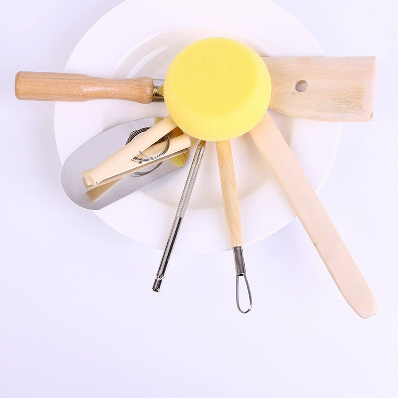 Clay, ceramics, tools set, 8 pieces, wholesale