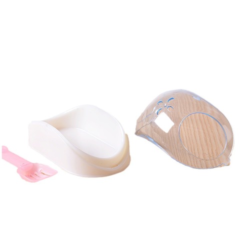 Silk bear bath tub sand hamster bathroom transparent large toilet bath sand bath gold urine sand anti-splash