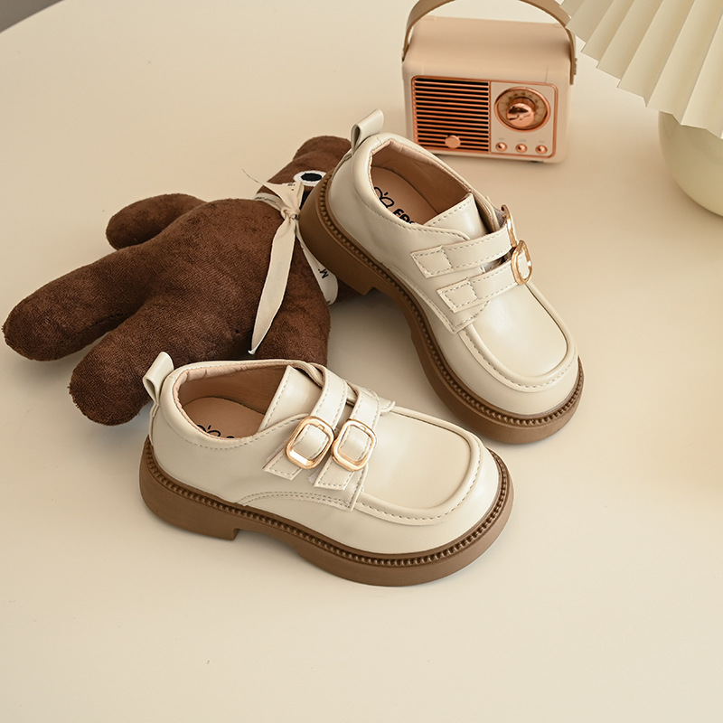 Zapatos de cuero princesa de niñas 2026 primavera y otoño nuevos zapatos de estilo británico para niñas Lefour zapatos negros zapatos de espectáculo para niños zapatos de moda