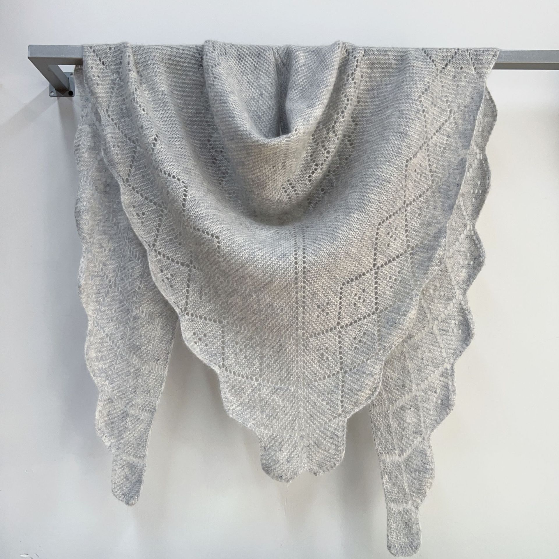 Dreieckstuch Aus Weichem Kaschmir Für Damen Gestrickt_voghion.com