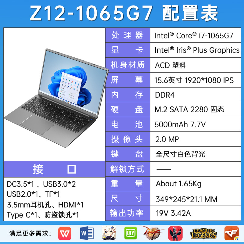 Core i7-1065G7 [Office Design/Deep Space Grey]]