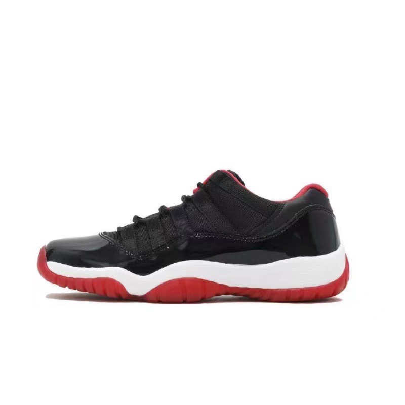 Zapatillas Putian AJ11 Starry Sky Big Devil Slam Dunk, de caña alta y baja, deportivas, casuales, versátiles, unisex, en negro y rojo.