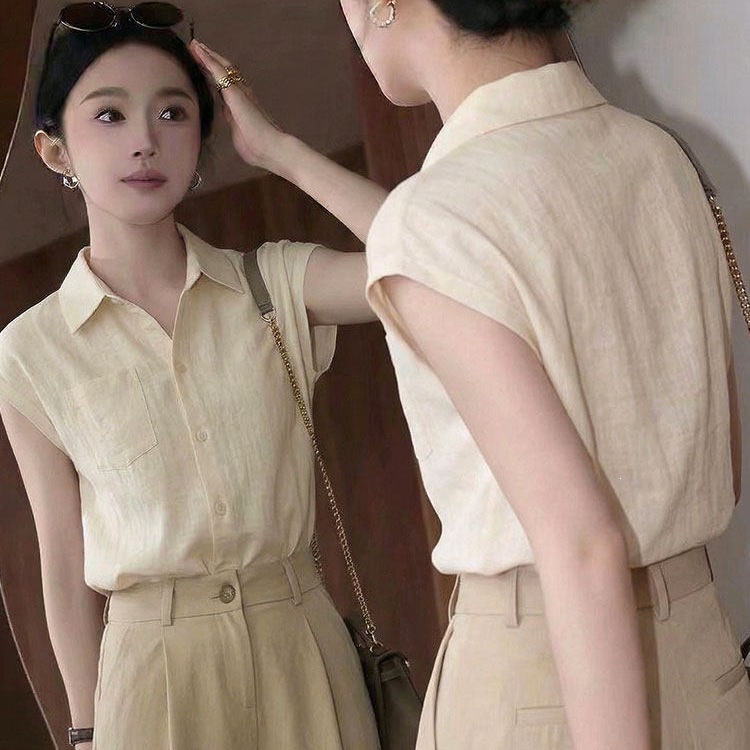 Apricot summer shirt