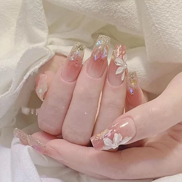 Almond nail stickers