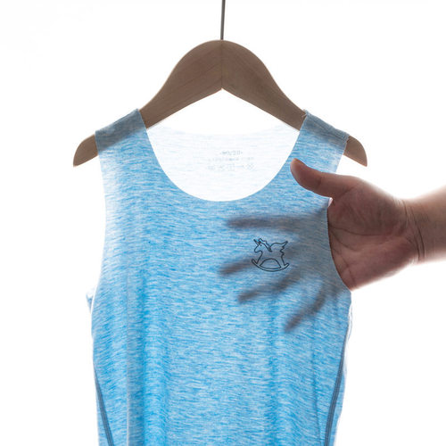 Children's Modal Baby onesie, sleeveless T-shirt for boys and girls, baby half-sleeve, small and medium children's base shirt, children's summer clothing