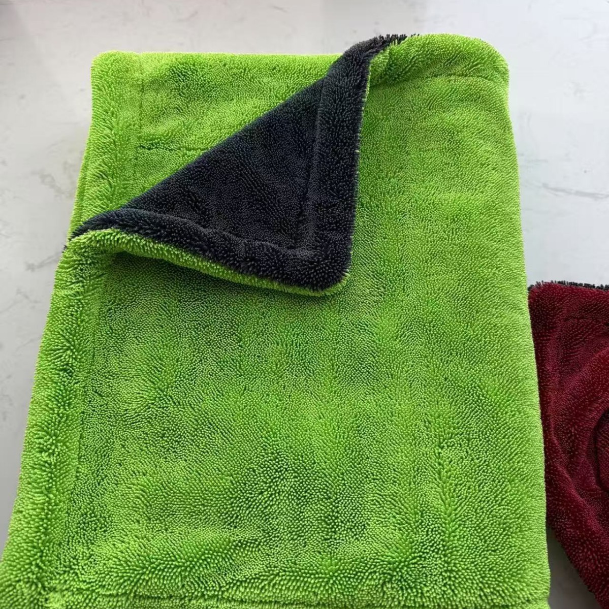 ✅ Toallas de absorción de agua trenzadas transfronterizas, toallas de limpieza de automóviles torcidas, toallas de limpieza de automóviles de doble capa, toallas de limpieza de automóviles de doble capa, absorción de agua en ambos lados y sin pelo. image 18