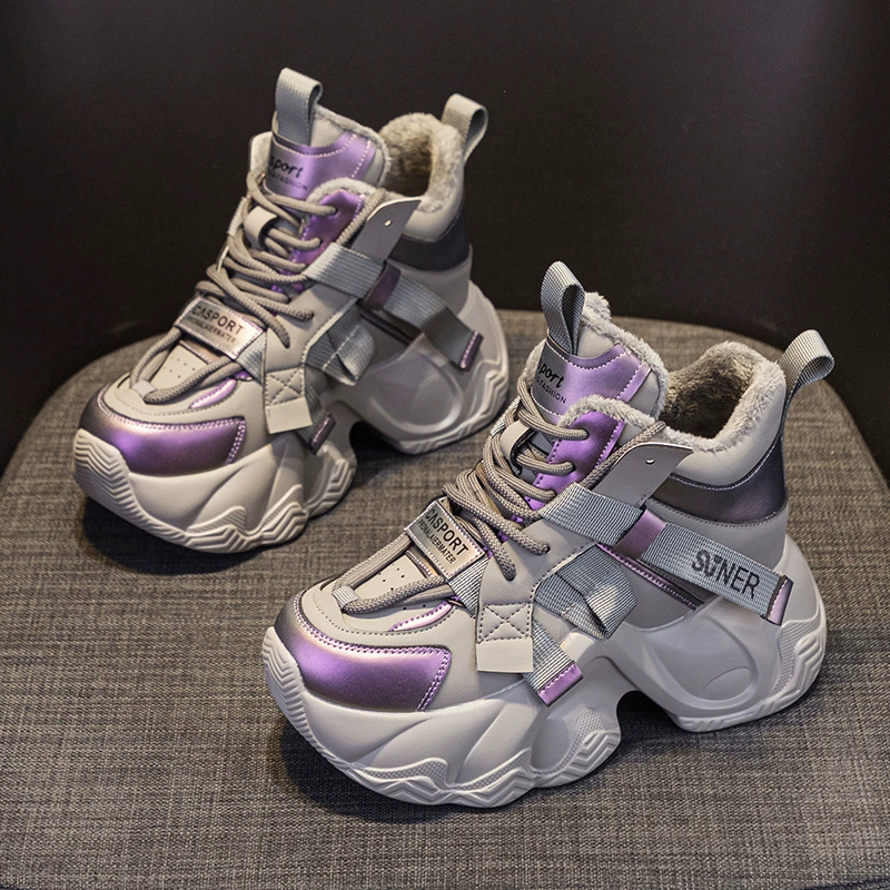 2025 Новый папа туфли с толстой подошвой увеличены на 8 см