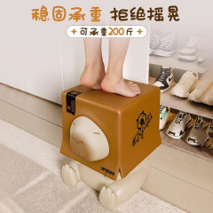 かわいいカピバラクリエイティブ玄関ドア靴交換スツールホームリビングルーム床置き装飾品新築祝いギフト