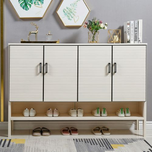 All-Aluminum Shoe Cabinet Honeycomb Aluminum Plate Cabinet All-Aluminum Material Does Not Mold or Deform