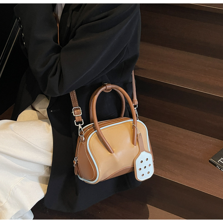 Borsa donna stile baseball borsa a tracolla casual elegante_voghion.com