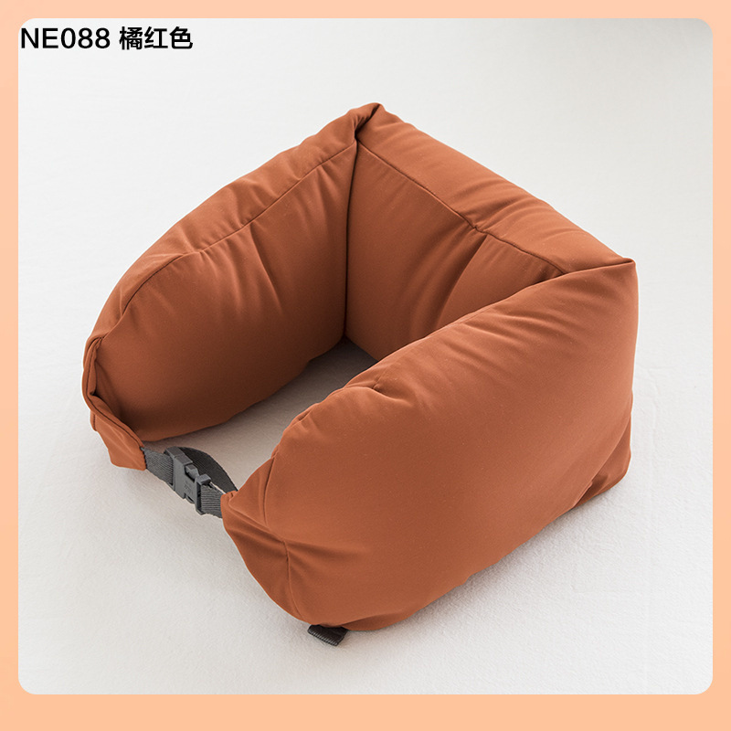 ✅良品颈部靠枕 微粒子U型枕护颈枕 棉天竺氨纶面料外套无其