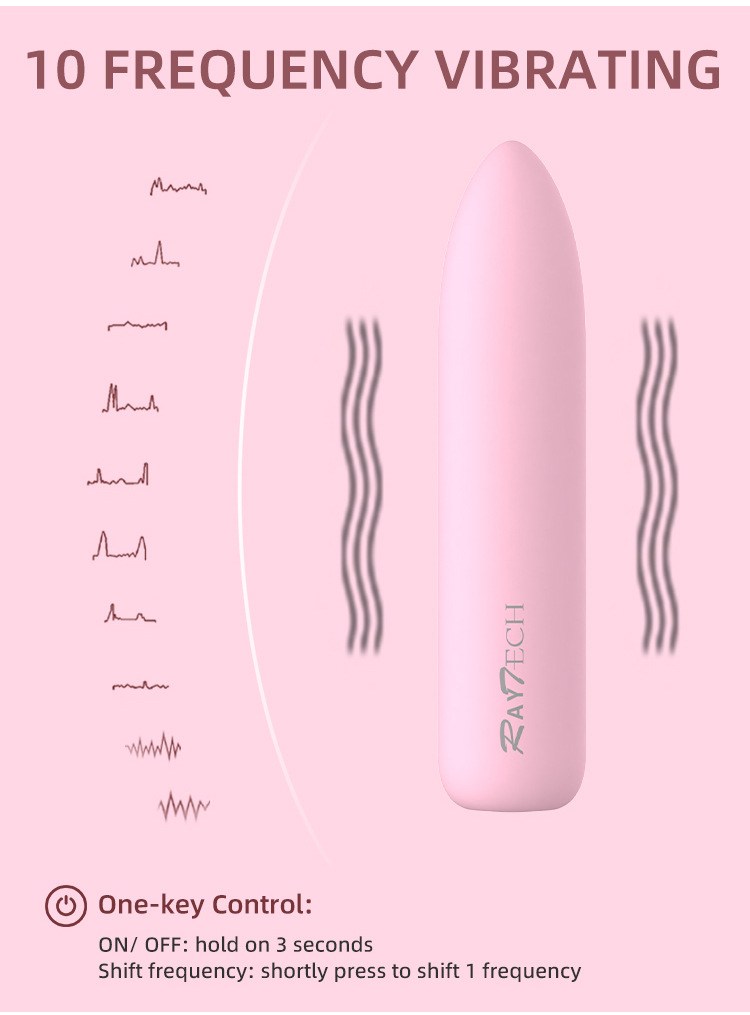 Vibratore masturbatore a testa di proiettile per donne, giocattolo sessuale per clitoride adulto, esperienza orgasmica_voghion.com