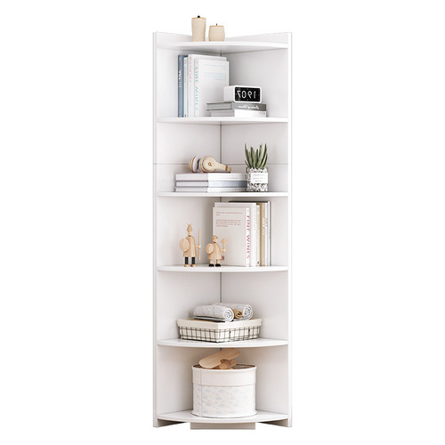 Corner storage rack study corner bookshelf living room corner storage cabinet bedroom triangle storage rack corner cabinet