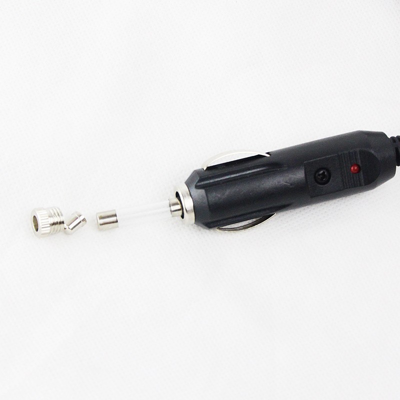 Car Electrical Appliance Cigarette Lighter Extension Cord Car Power Cord Cigarette Lighter with Male and Female Connectors 2.5m 12/24V