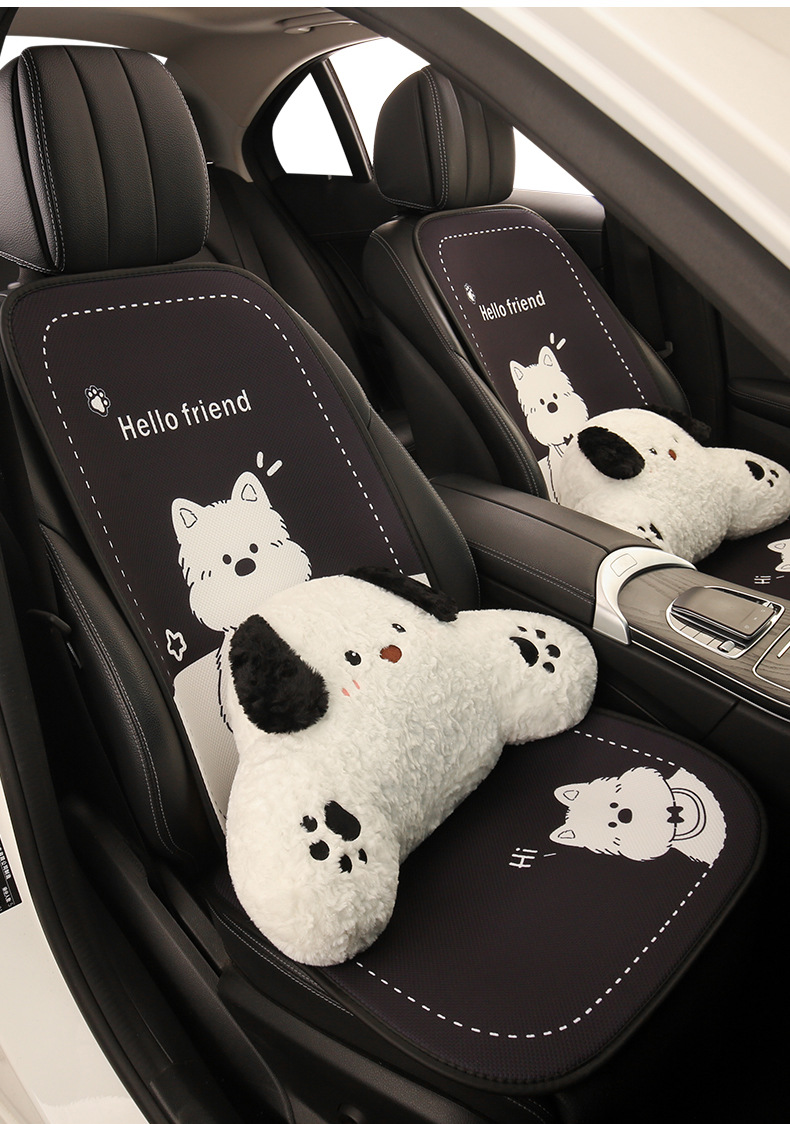 West Highland Cute Four Seasons General Breathable Car Seat for Audi Q2L Q3 Q4 Q5L A3L