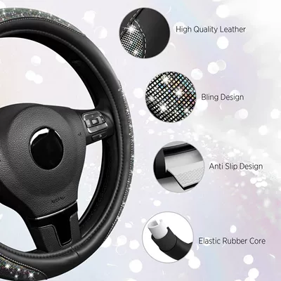 non-slip, wear-resistant car steering wheel — Steering wheel cover