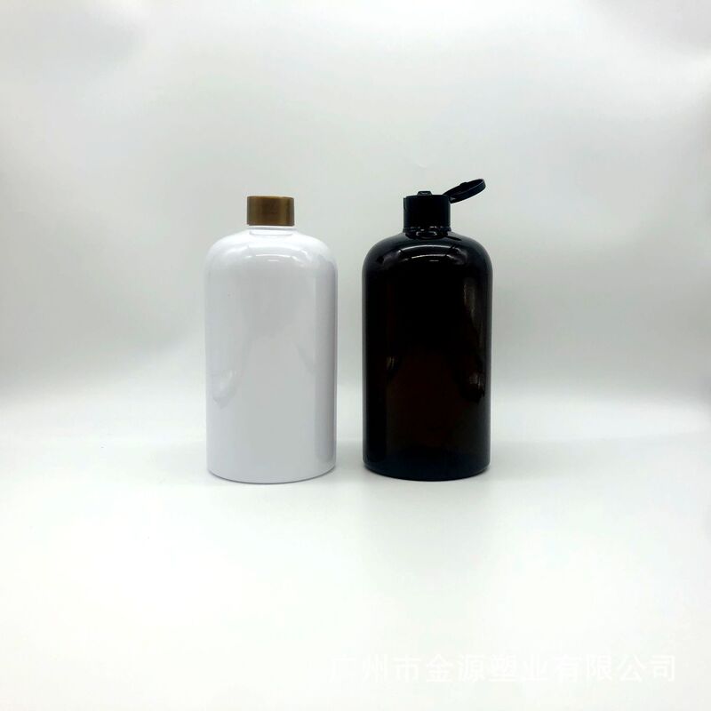 750ML650ML500ml short and round bottle for underwear laundry detergent, squeeze bottle with sealing screw cap for dispensing