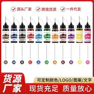New Cross-border Internet Celebrity Color Hand-painted Henna Juice Tattoo Cream Plant Waterproof Lasting Henna Cream in stock Wholesale