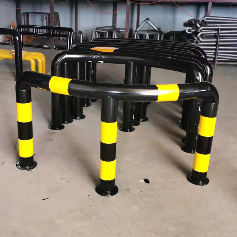 钢管弧形护栏加油站岛加厚防撞栏杆加油站防撞护栏防撞隔离墩