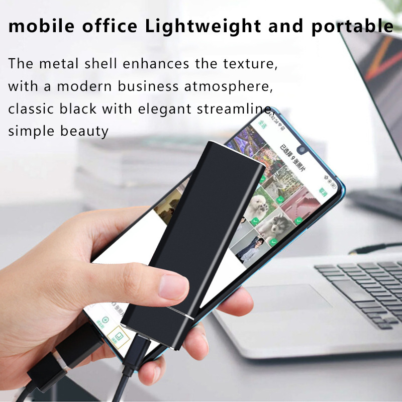 Disco de estado sólido SSD de comercio exterior transfronterizo disco de estado sólido móvil externo de gran capacidad disco de estado sólido de expansión 1T2T de metal