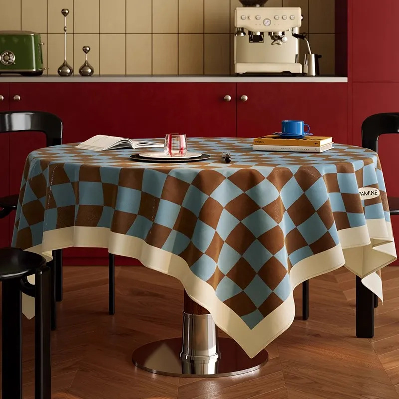 Afternoon Berlin Accessible Luxury High-End Living Room Tablecloth 2025 New Rectangular Tablecloth Dust-Proof Coffee Table Cover Cloth