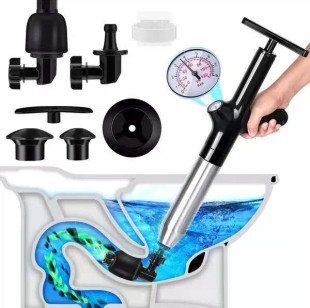 The new toilet dredge sewer artifact through a gun to poke toilet pipe blockage universal special tool