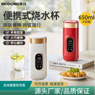 Portable Mini Dormitory Travel Electric Heating Stainless Steel Constant Temperature Insulated Kettle