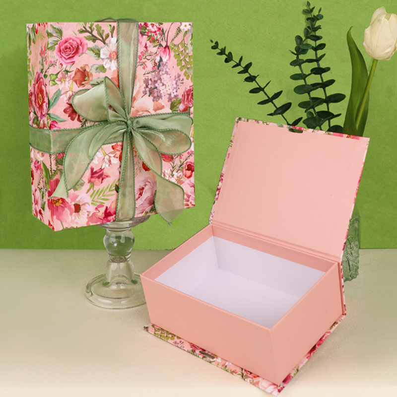 Nueva caja de regalo con tapa creativa, caja de regalo con sentido avanzado, regalo de cumpleaños, caja de regalo, caja de embalaje de cosméticos