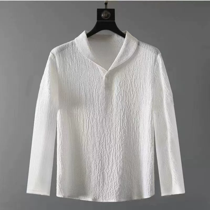 Light and thin demi-season set, shirt, Spring/Fall 2024 model