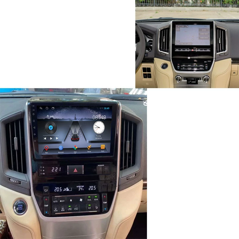 Граница кросс-бордер dedicated to Toyota's новый Land Cruiser навигатор с большым экраном на Android