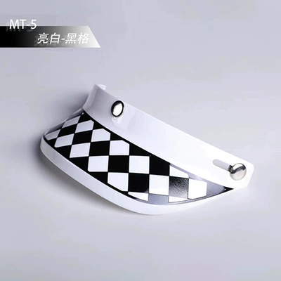 Vintage Accessories, Dəbilqə (Kaska) aksesuarları - bright-white-black-grid
