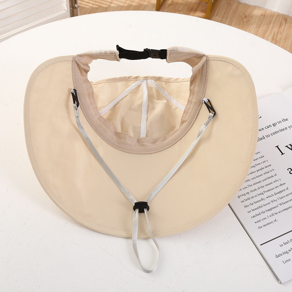 2024 Spring/summer New Lace Empty Top Hat Women's Hat Outdoor Outgoing Sunshade Hat Thin Fashion Casual Simple Versatile Sun Hat_voghion.com