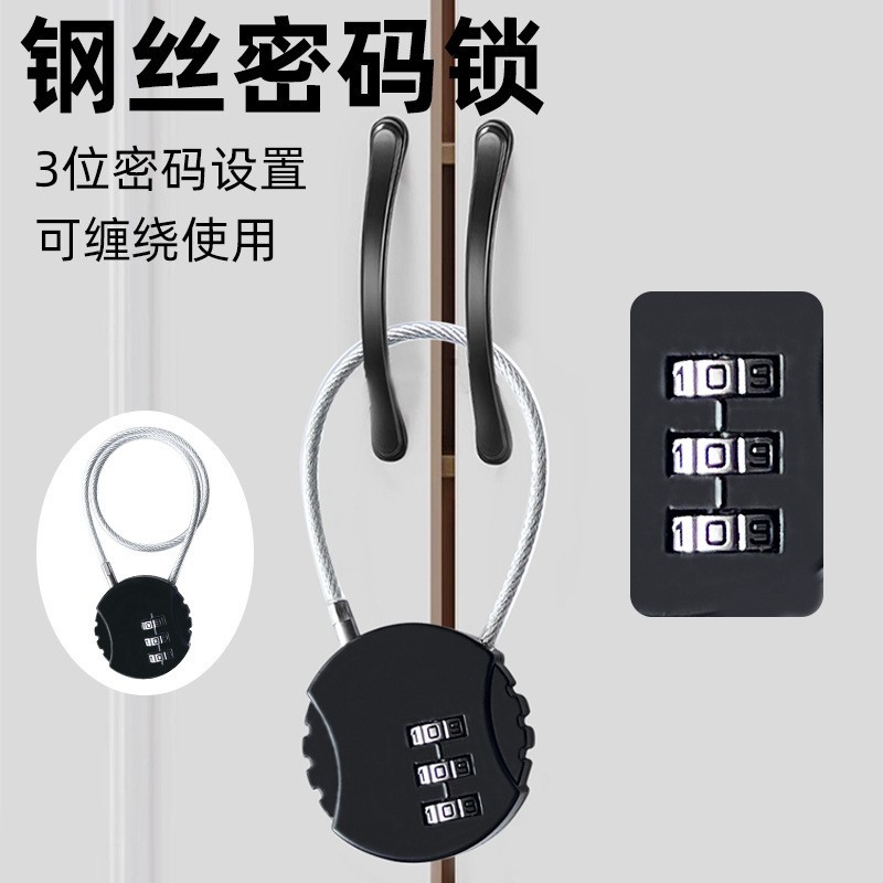 Cierre de código de metal gimnasio vestuario cerradura cesta cerradura cerradura casco cerradura mini cerradura