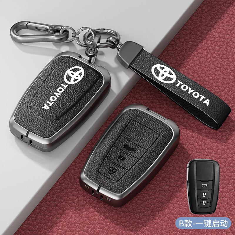 모델 B 아연 합금 쉘 3 버튼 고귀한 검정색 하드웨어 팔찌