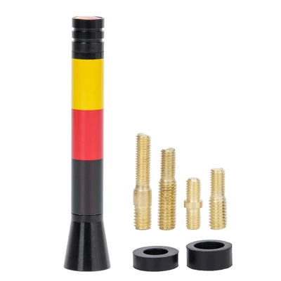 Car Modification 7.7cm Aluminum vehicle antenna - german-flag