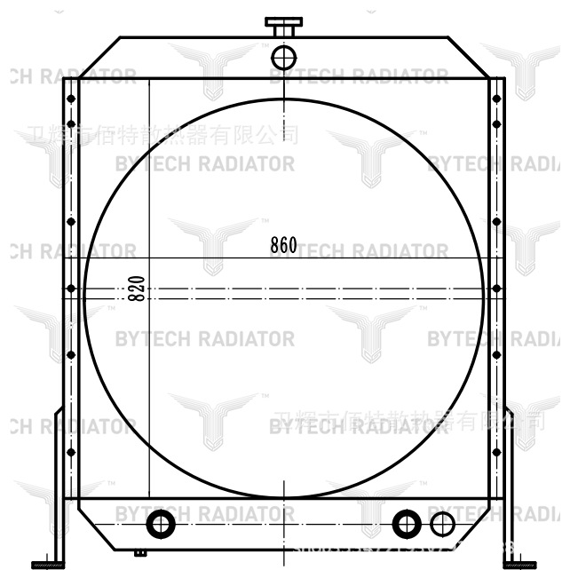 适用于成工50E-II 装载机水箱散热器厂家直供