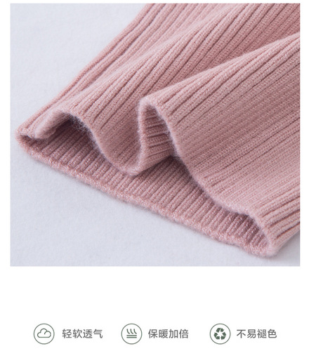 Cashmere scarf turtleneck for men and women, spring and autumn warm, Korean style autumn and winter knitted turtleneck, small neck scarf