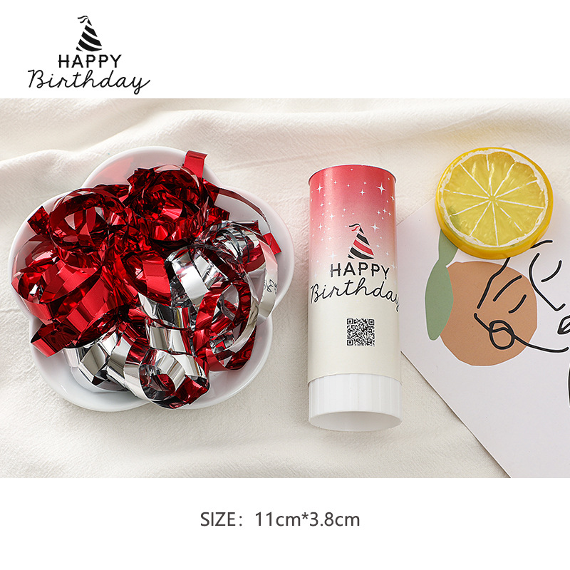 Cumpleaños saludo giro de la mano pequeños fuegos artificiales cinta fuegos artificiales de mano pequeños fuegos artificiales fiesta de cumpleaños Día del Maestro tubo de fuegos artificiales