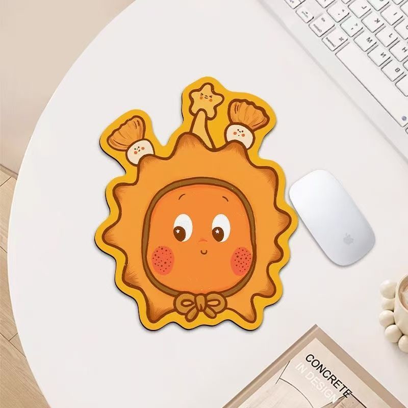 星星人异形鼠标垫电脑办公学习滑鼠垫笔记本便携加厚护腕垫书桌垫|undefined