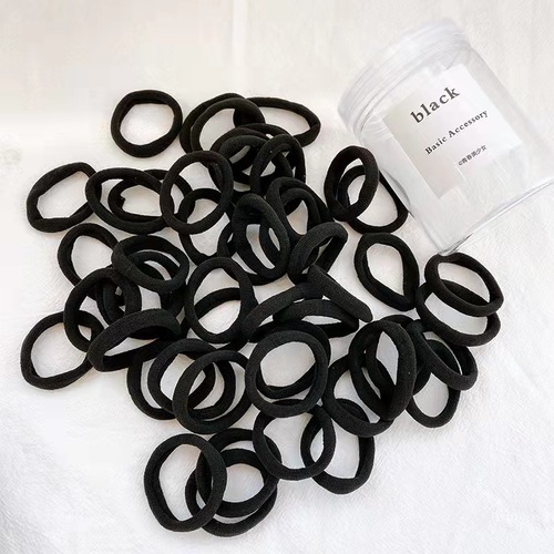 50-pack of children's gradient color seamless hair ties, colorful hair ropes that do not hurt hair, candy-colored rubber band towel rings