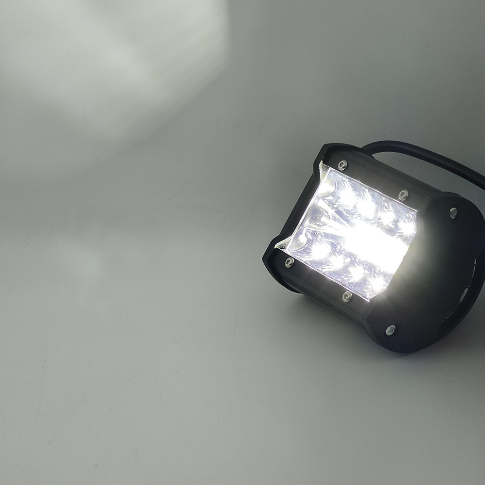 Car Truck Off-Road Led Work Light Three-Lens 4-Inch 60W External Auxiliary Car Light Spotlight Headlight Super Bright Strong Light