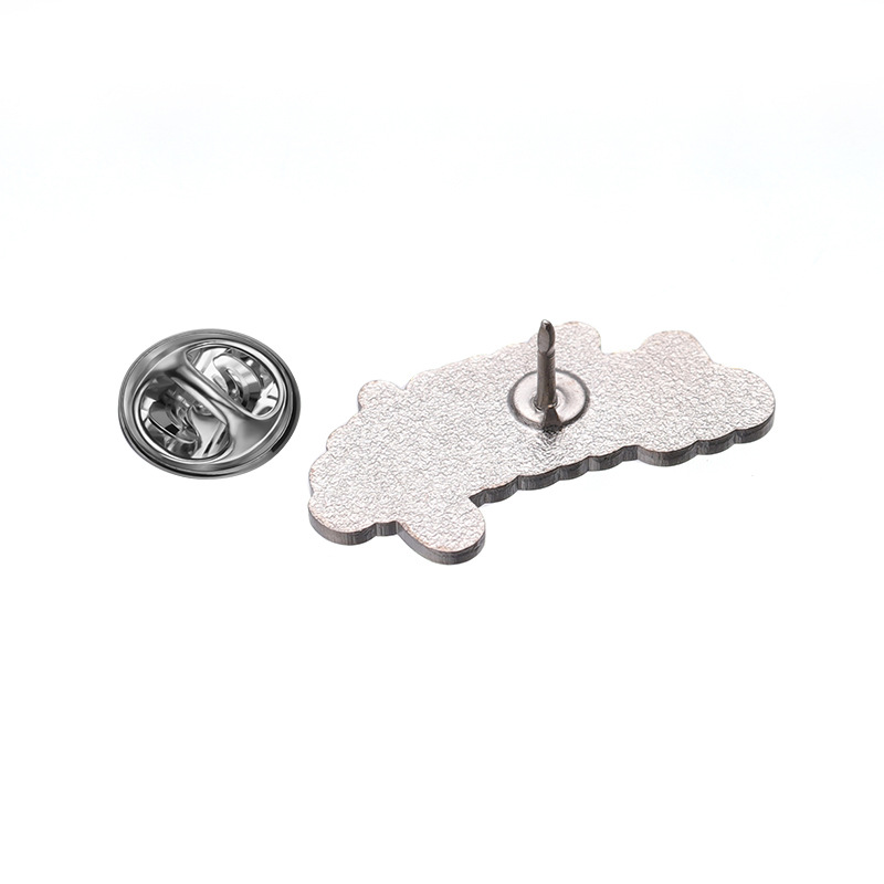 Casual Elegant Simple Style Pin Letter Heart Shape Alloy Stoving Varnish Unisex Brooches display picture 1