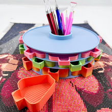 跨境专供爆款3D打印钻石画旋转式托盘