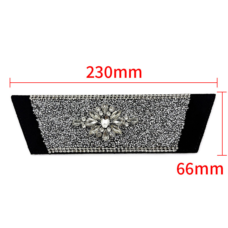 Nuevos accesorios de zapato DIY una sola forma de sandalias de diamante semiacabados zapatillas taladro superior
